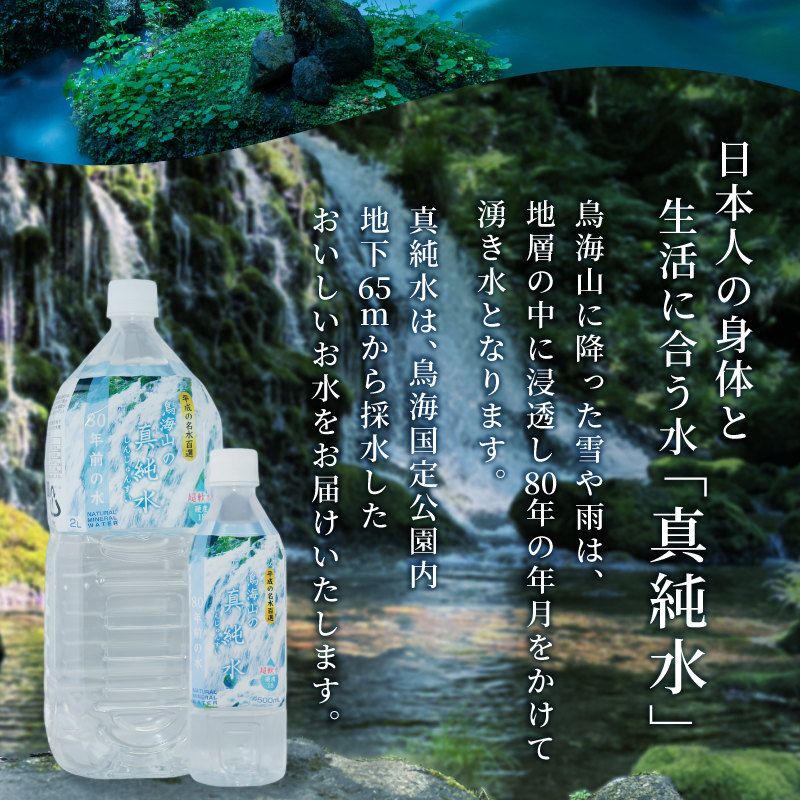 新品未開封２箱セット◎しずか 自然が育てた日本の水 500ml×24本 日本百名山 鳥海山の真純水 500ml×24本 天然水 超軟水 湧き水 秋田県