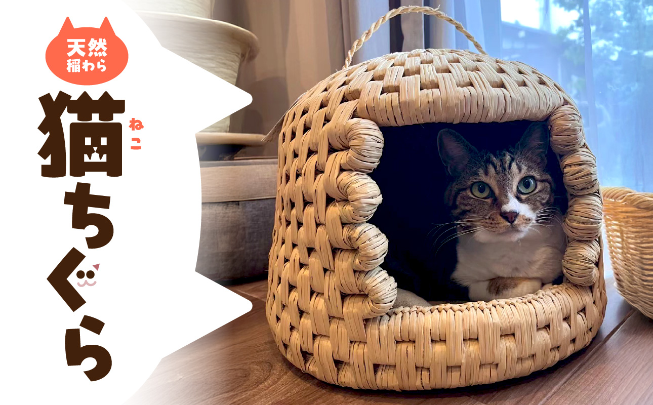 猫ちぐら 猫つぐら 猫ちぐら 信州栄村 長野伝統工芸 栄村つぐら振興会 Aランク品