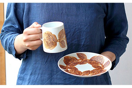 マグ / パン 皿 セット《糸島》【pebble ceramic design studio