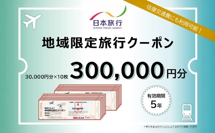 沖縄ツーリスト プレゼント旅行券3000円お得❗️ 沖縄県沖縄市 日本旅行 地域限定旅行クーポン 30万円分 旅行券