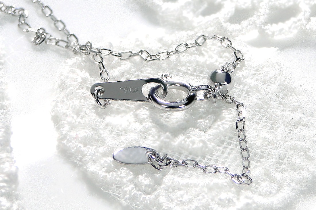 Pt900【0.40ct】ライン ダイヤモンド ネックレス ペンダント EmN0033