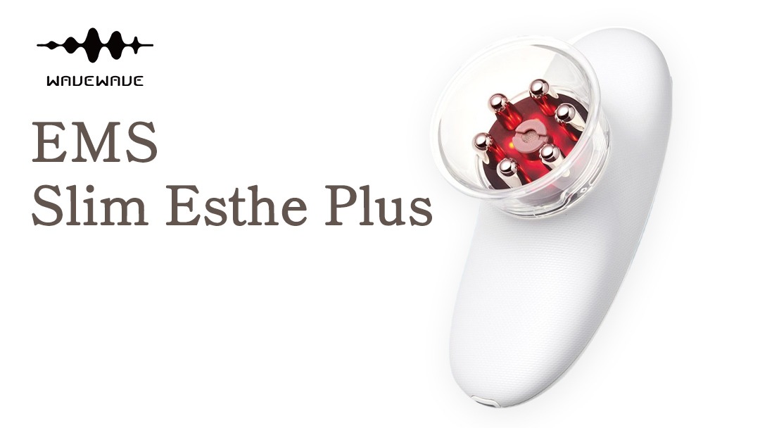 ギフト対応可】WAVE WAVE EMS Slim Esthe Plus 吸引 温熱 LED