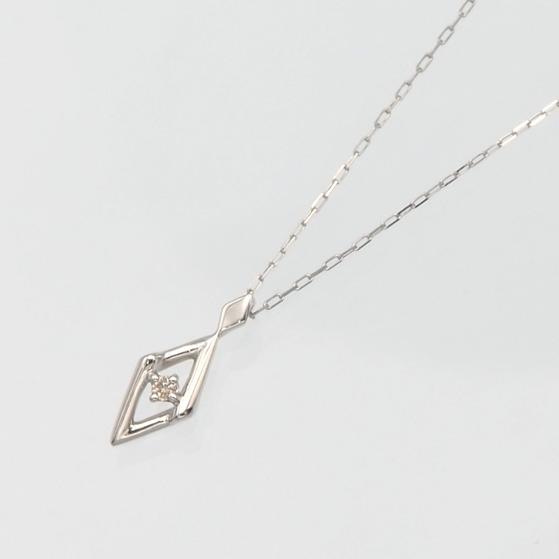 PT900/PT850 0.01ct ダイヤモンド ペンダントネックレス HH-019747