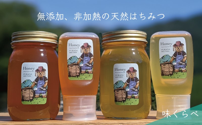 合計1800g 天然蜂蜜 国産蜂蜜 非加熱 生はちみつ 岐阜県 美濃市産 味