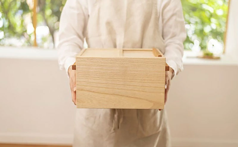 国産桐 米びつ 5kg 木製 桐箱 こめびつ お米 保存容器 名張市（三重県