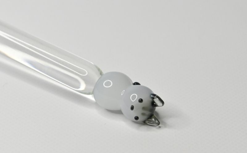 clarto ガラスペンlavie（ネコ） 筆記用具 ガラスペン 硝子ペン 手作り