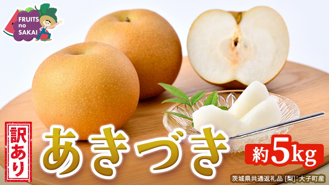 訳あり ＞ あきづき 約5kg 【2026年10月より発送開始】（茨城県共通返