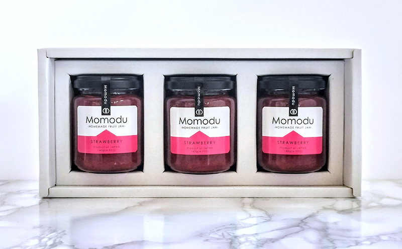 Momodu いちご ジャム ギフト 3瓶 セット 苺 イチゴ 加工食品 （岡山県 