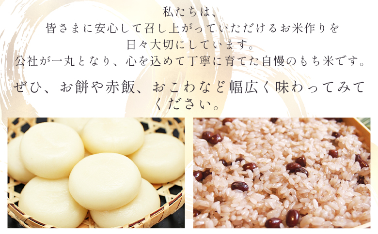 もち米 2kg 【令和8年産】高知県香南市産 特別栽培米 nu-0017（高知県