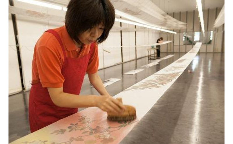新潟県伝統工芸品「十日町友禅」最高級手描友禅振袖 着物 ファッション