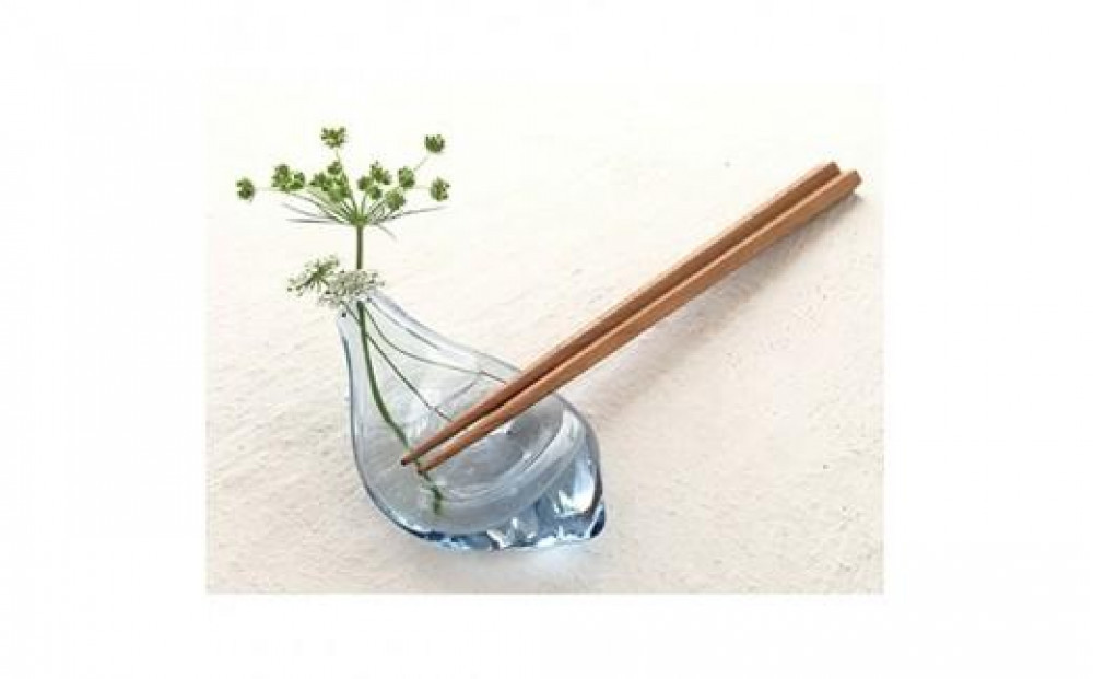 Aji Glass＞ 箸置き ひと花 2個セット (GIFT BOX付) 372013_AN002