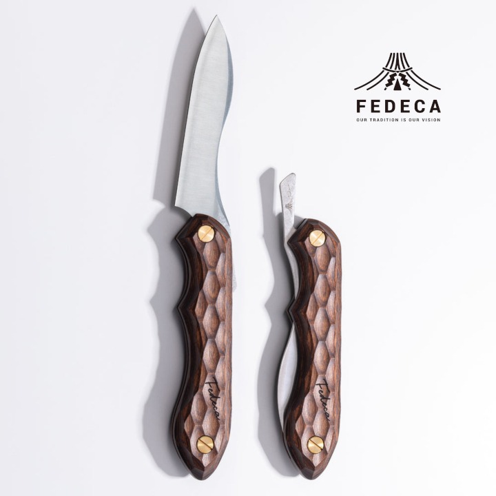 FEDECA】折畳式料理ナイフ 名栗ブラウン 001105（兵庫県三木市