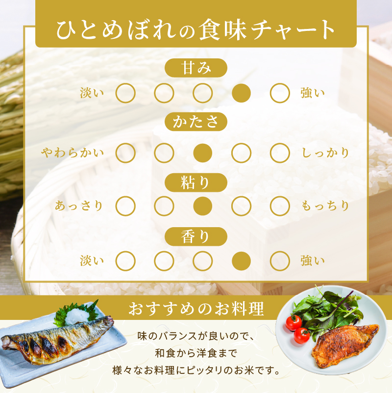 ひとめぼれ 定期便3回/5kg×2袋 令和8年産 新米 先行予約 宮城県産 米