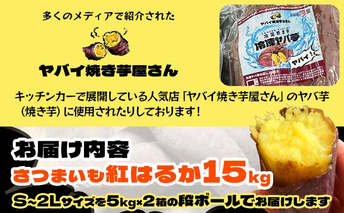 先行予約＞《高糖度》さつまいも 紅はるか 15kg｜産地直送 熟成