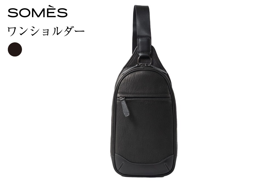 SOMÈS SADDLE ソメスサドル　レザーバッグ　ハンドバッグ　肩掛け　黒 SOMES バッグ TT-64 ワンショルダー ブラック [ソメスサドル 北海道