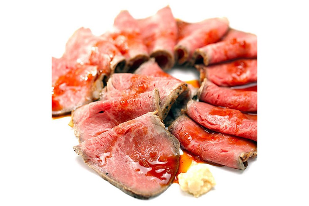 秋田錦牛ローストビーフ（ブロック）500g【男鹿市 福島肉店】|23_fnt