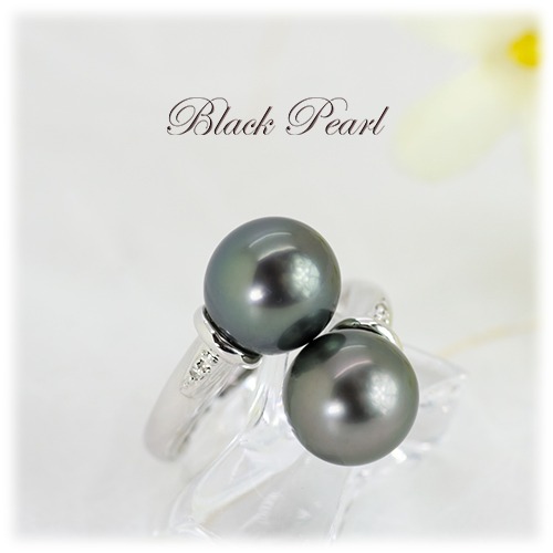 【AKIO MORI】☆SILVER925☆南洋真珠ツインリング AKIO MORI】☆SILVER925☆南洋真珠ツインリング リング | Akio Mori