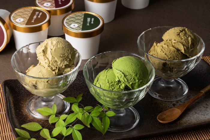 京都きよ泉の宇治抹茶・ほうじ茶・和紅茶アイスセット(12個入り