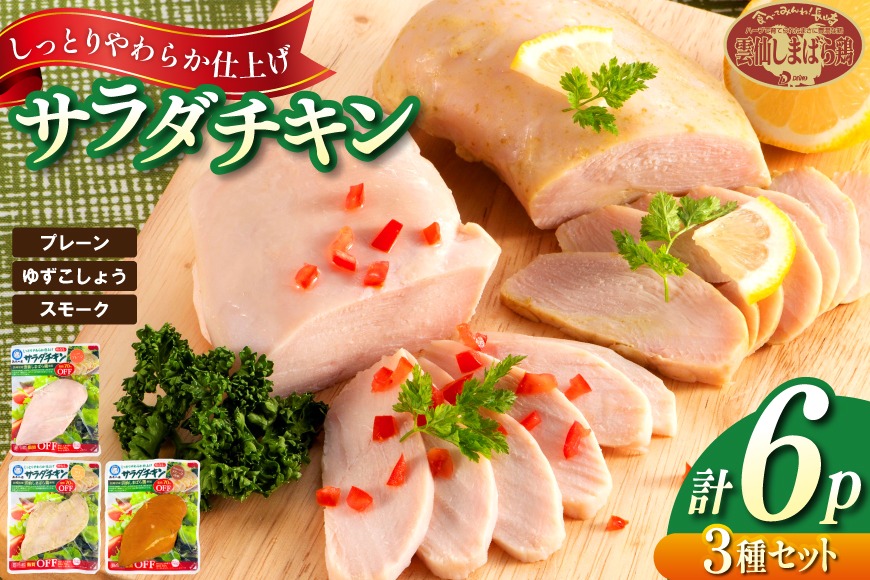 BJ281 島原工房 サラダチキン セット プレーン2P・ゆずこしょう2P