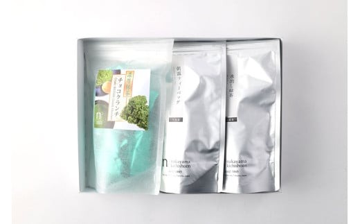 中山吉祥園 八女茶3種セット【水出し・朝露・抹茶クランチ】 八女茶