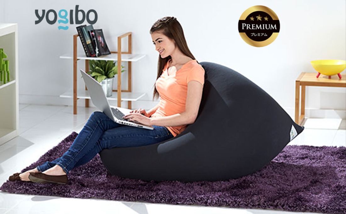 Yogibo Mini Premium（ヨギボー ミニ プレミアム）＜ブラック＞-[G774