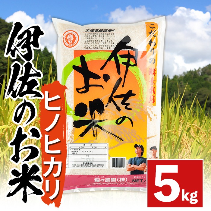A0-30 ＜数量限定＞令和7年産 新米 伊佐のお米 ヒノヒカリ (5kg) 国産
