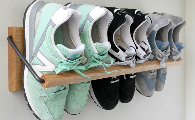Sneaker wall スニーカーウォール SW-680TM タモ（おおよそ3足収納
