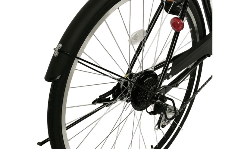 099X342-1 STYLE KIX カゴ付きクロスバイク276 ブラック【27型 自転車