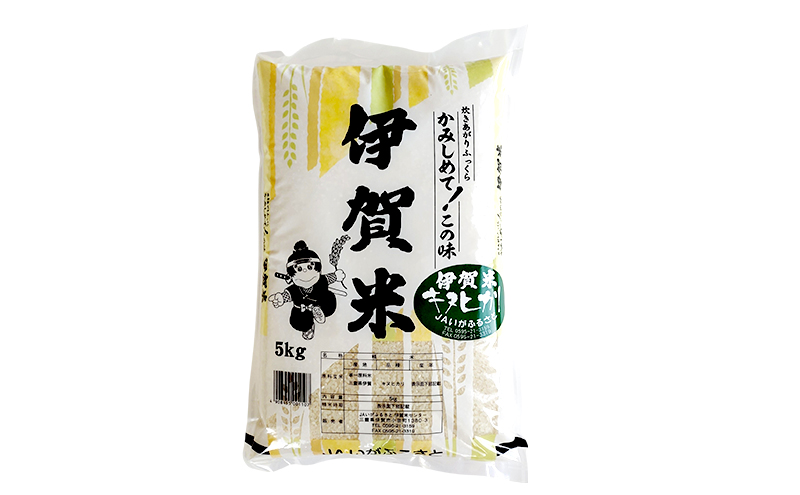 精米】令和7年産 伊賀米キヌヒカリ 5kg お米 米 白米 ごはん 三重県