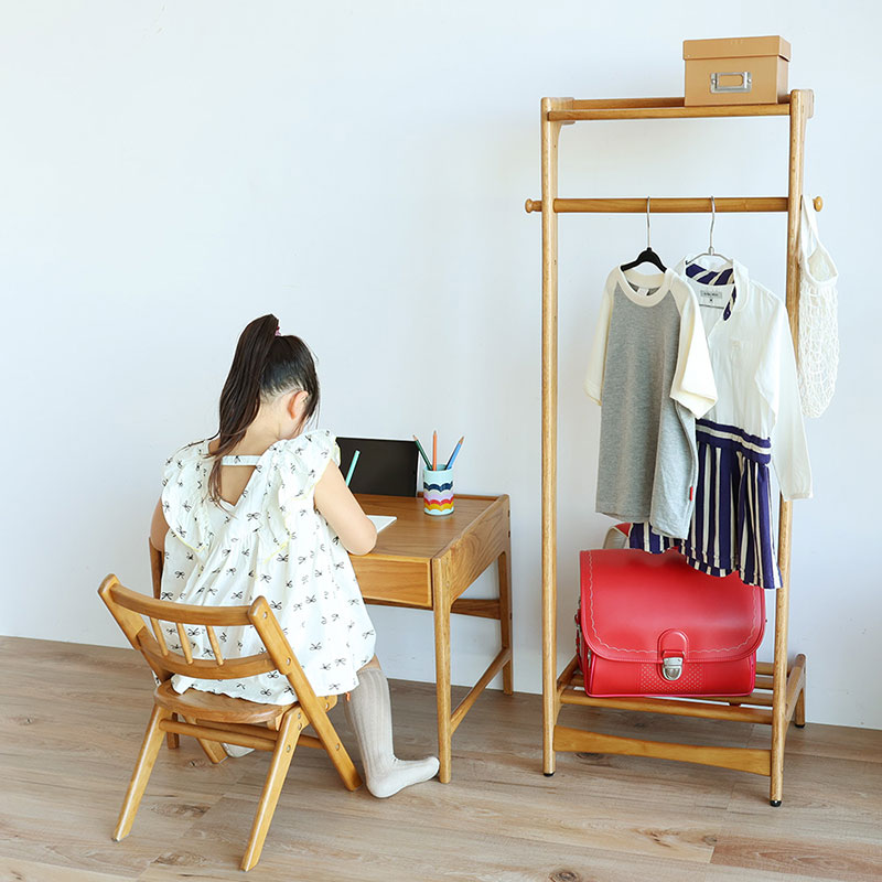 Herit. Kids Hanger Rack キッズハンガーラック 収納 木製 こども 家具
