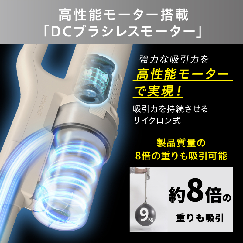 掃除機 スティッククリーナー MagiCaleena コードレス SCD-123P-H