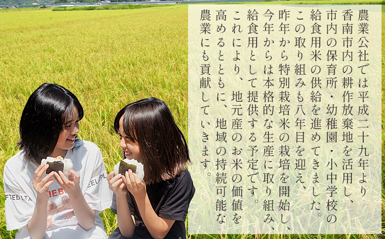 もち米 2kg 【令和8年産】高知県香南市産 特別栽培米 nu-0017（高知県