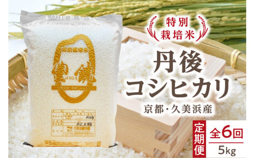 6回定期便】【特別栽培米】コシヒカリ『豊饒』 5kg （真空パック