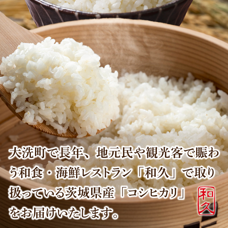 令和8年産 ＞新米無洗米 こしひかり 30kg（5kg×6袋）（茨城県産）精米