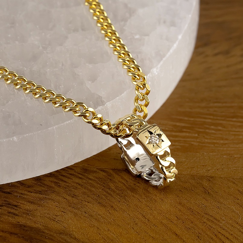 18金 プラチナ ペンダントトップ 18k ネックレス メンズ ダイヤモンド