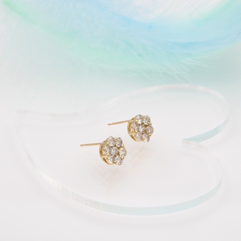 K18 1.00ct ダイヤモンド ピアス FP-000329 SWBT022-k18（山梨県昭和町