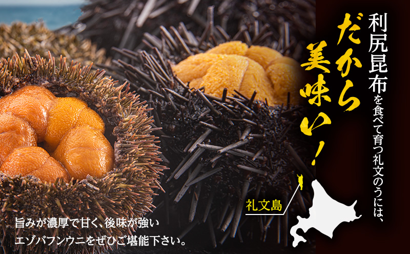 北海道 礼文島産 採れたて 生うに 塩水パック 豪華食べ比べ 1kg(バフン