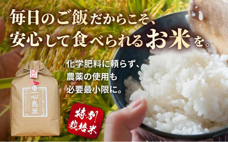 ≪令和8年 新米≫特別栽培米【極低農薬・カキ殻米ぬか肥料】玄米