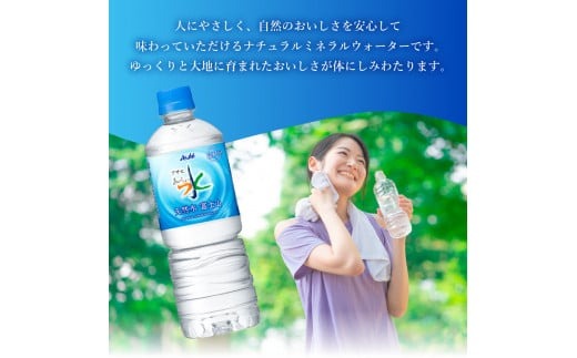 定期便】「アサヒおいしい水」天然水富士山 PET600ml(1箱 24本/2箱 48