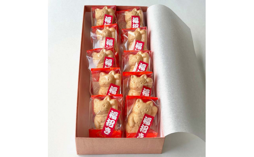 2026年1月中旬以降発送】福招き 10個入 御干菓子 和菓子 最中 もなか