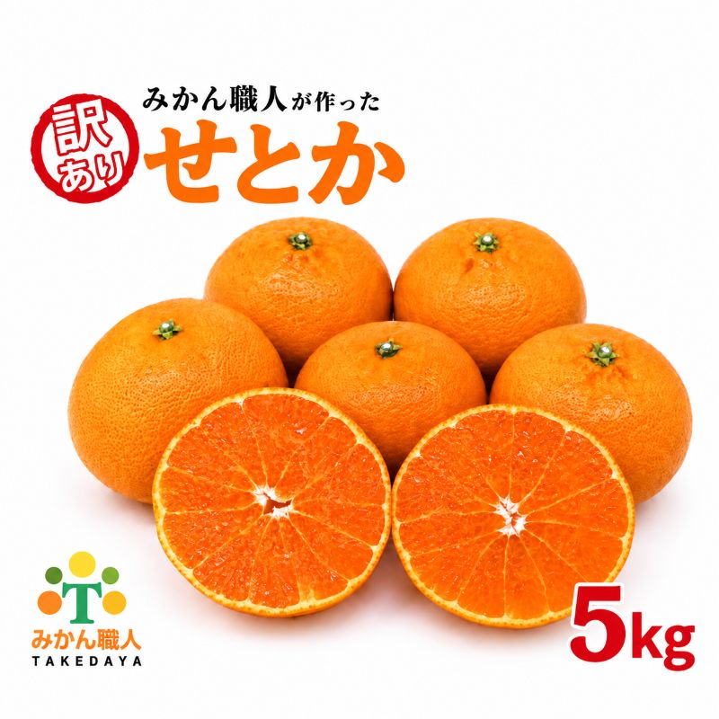 先行予約】訳あり せとか 5kg 柑橘の大トロ かんきつ みかん 柑橘