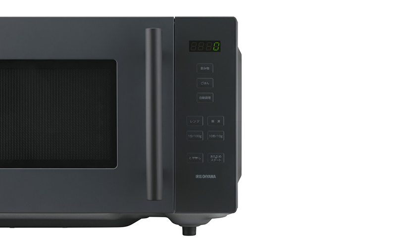 電子レンジ 18L フラット アイリスオーヤマ IMB-F187-H グレー れんじ