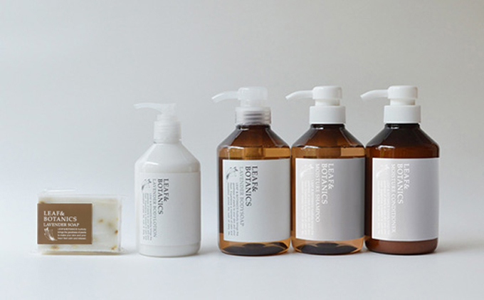 石鹸 LEAF＆BOTANICS B セット 5種 松山油脂 美容 固形石鹸 液体石鹸