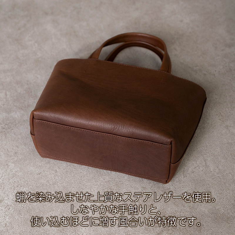 ミニトートバッグ Andy 日本製 革製品 本革 レザー 手作り カバン