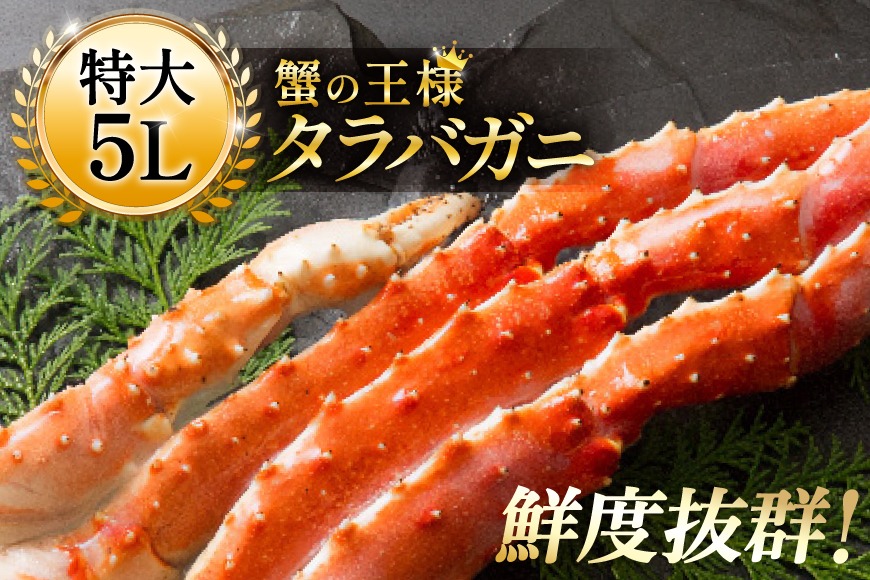 本 タラバガニ 脚 ボイル済 約1kg 極太5Lサイズ [カネダイ 宮城県