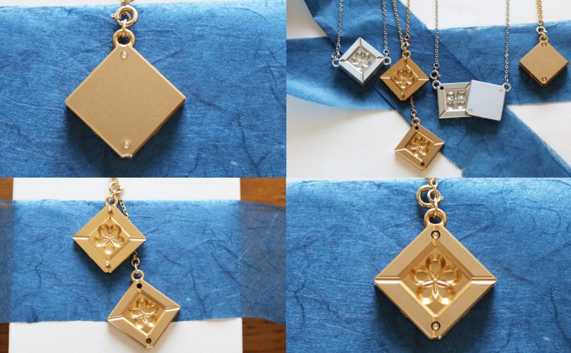 ネックレス モダン×北斎×金型の3wayネックレス【KASANE】 アクセサリー