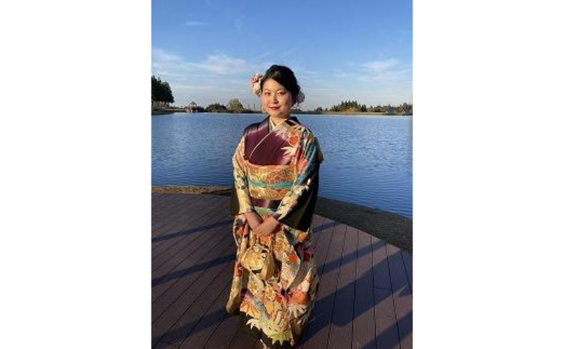 新潟県伝統工芸品「十日町友禅」最高級手描友禅振袖 着物 ファッション