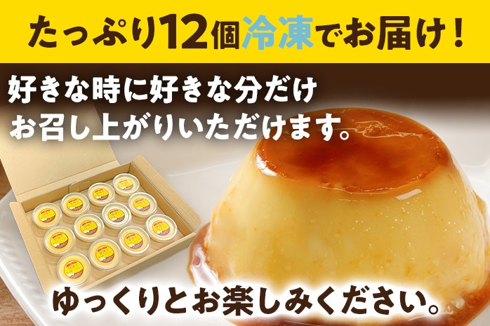 じっくり焼き上げた窯焼きカスタードプリン 12個 プリン スイーツ