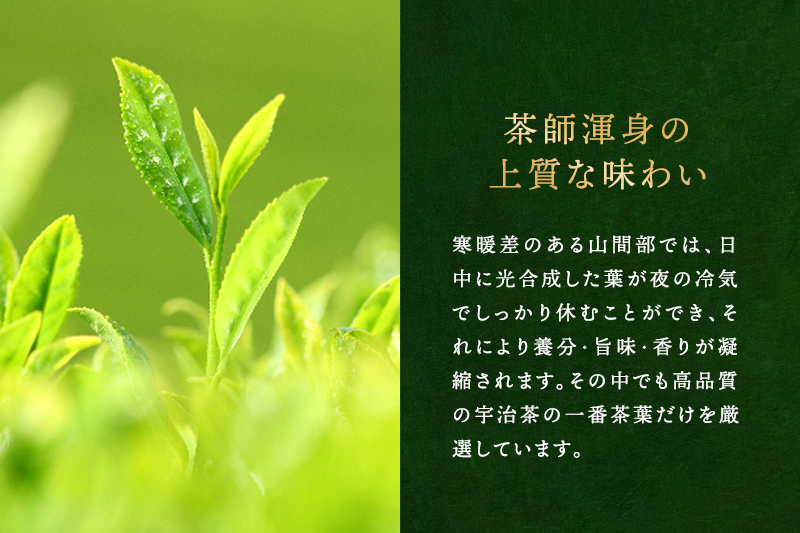 極上宇治深蒸し煎茶「徳の匠」1kg（250g×4本）〈お茶 茶 煎茶 緑茶