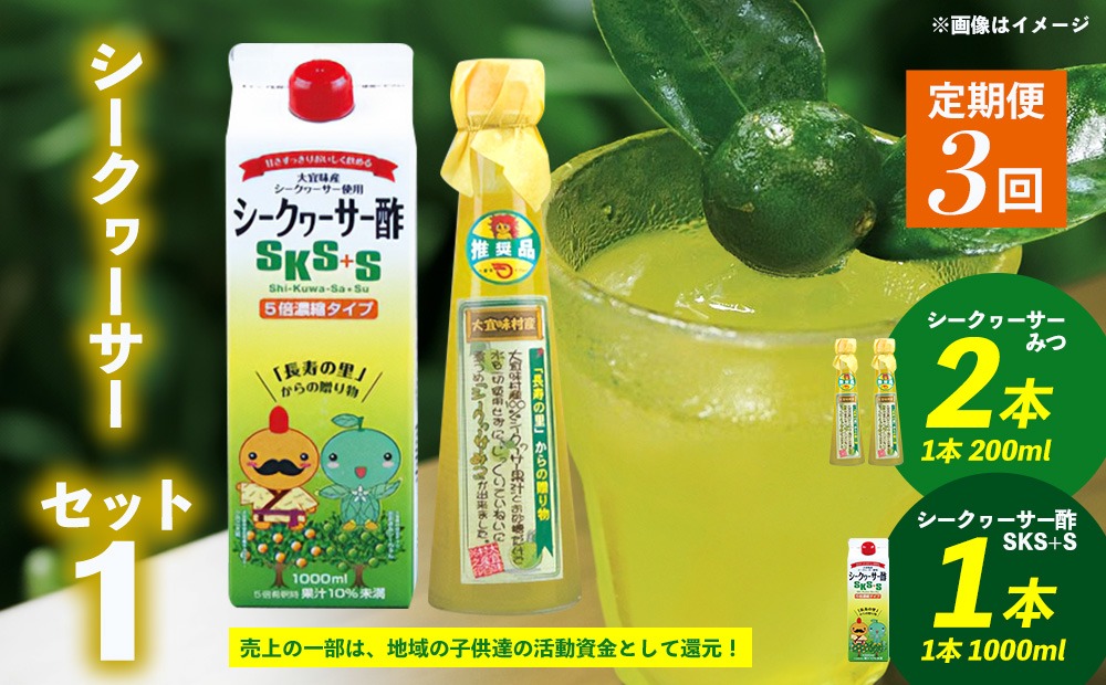 定期便：3回】シークヮーサー1セット（沖縄県大宜味村） | ふるさと